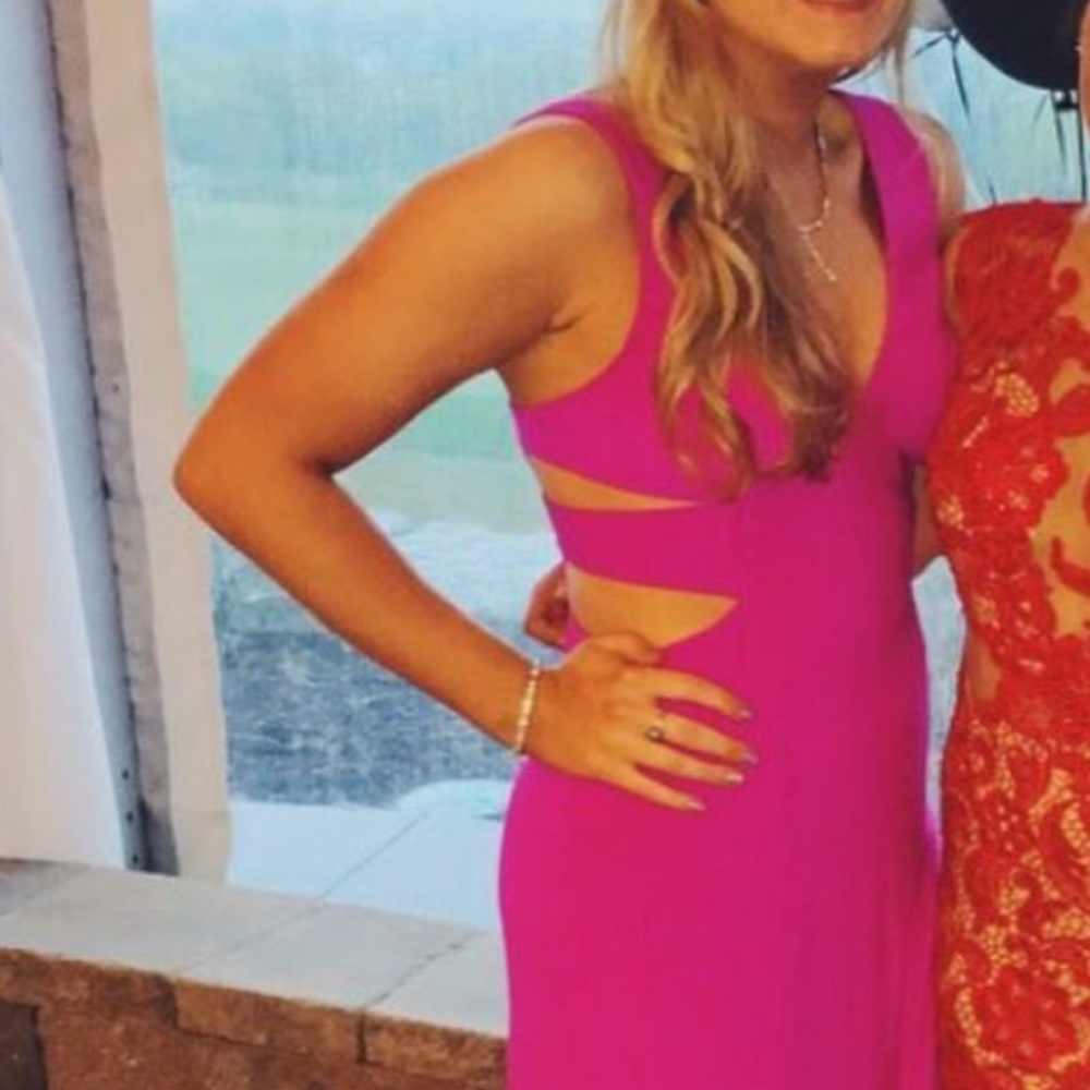 Fuchsia Evening Gown